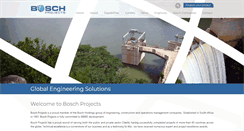 Desktop Screenshot of boschprojects.co.za